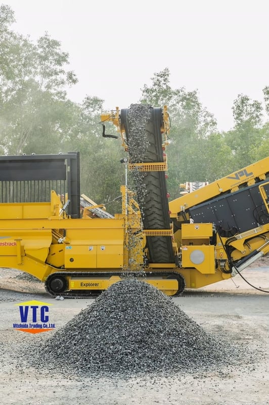Keestrack c4 (เครื่องจักรคัดแยกขนาดของหิน ทราย กรวด และวัสดุอื่นๆ) Keestrack c4 (เครื่องจักรคัดแยกขนาดของหิน ทราย กรวด และวัสดุอื่นๆ)