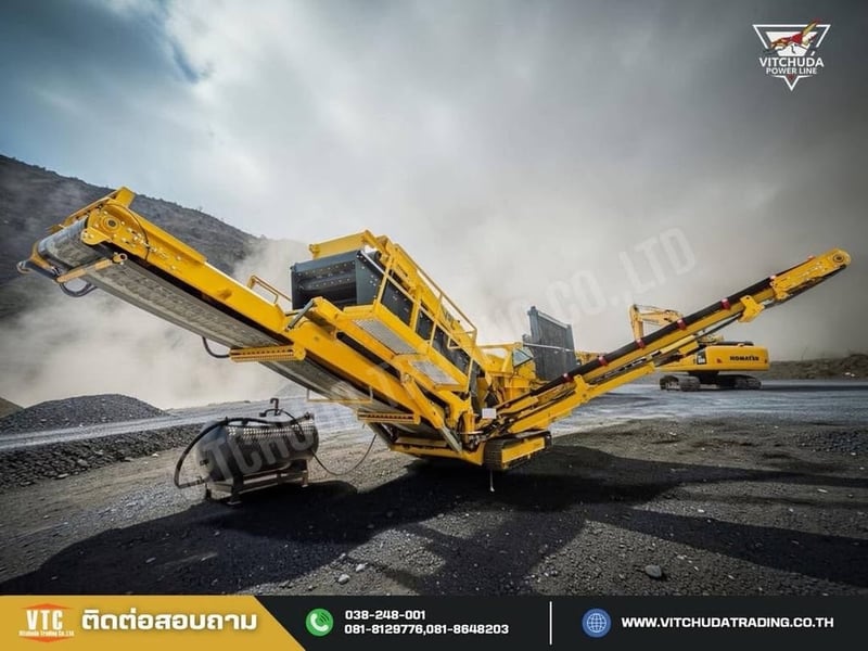 Keestrack c4 (เครื่องจักรคัดแยกขนาดของหิน ทราย กรวด และวัสดุอื่นๆ) Keestrack c4 (เครื่องจักรคัดแยกขนาดของหิน ทราย กรวด และวัสดุอื่นๆ)