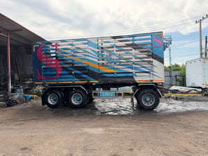 ISUZU FXZ 360แรงม้า รถบรรทุก 10ล้อ พ่วงแม่ลูก ปี64