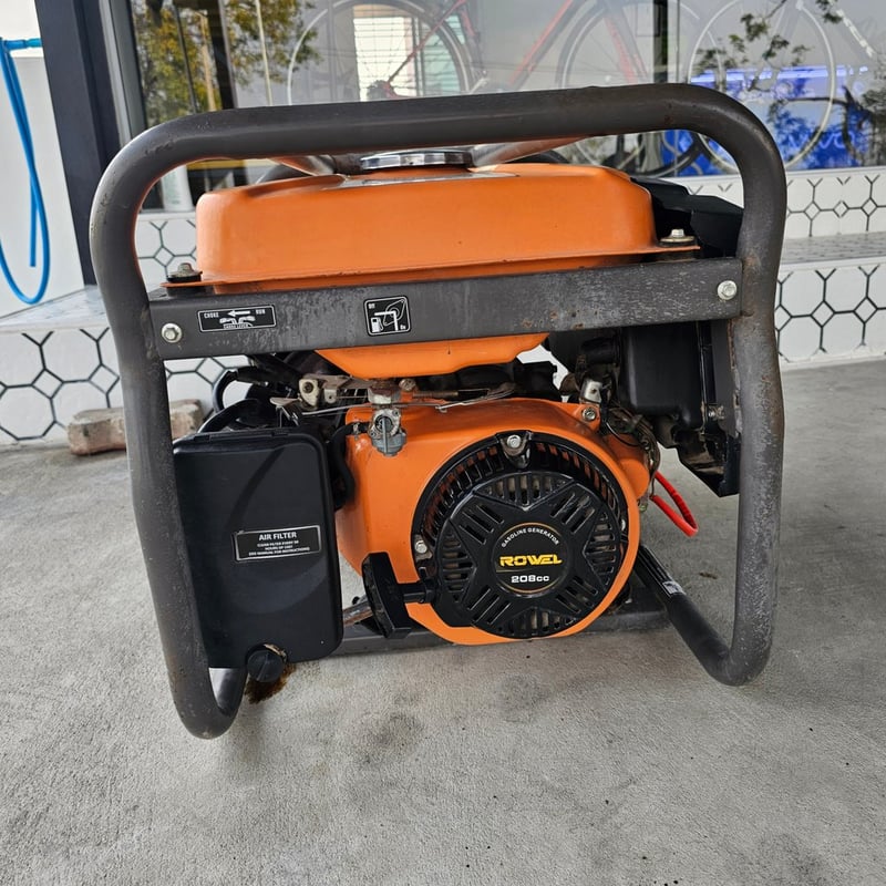 เครื่องปั่นไฟ ROWEL 3800E สภาพใช้งาน