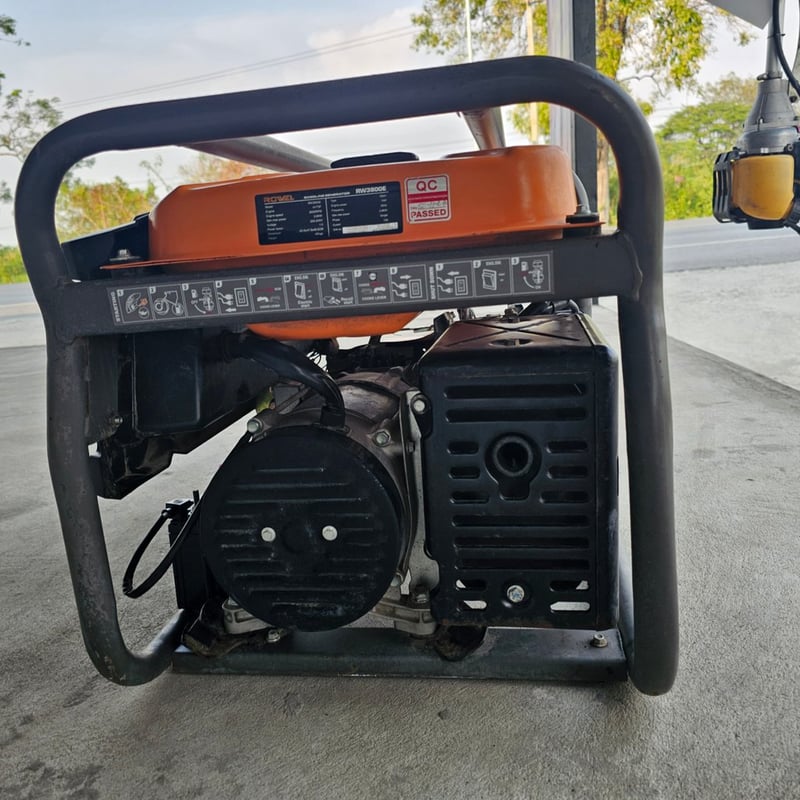 เครื่องปั่นไฟ ROWEL 3800E สภาพใช้งาน