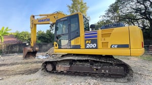 รถแบคโฮ โคมัทสึ 200 สภาพเดิมๆ