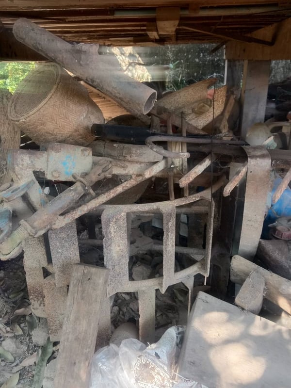 ขายรถไถนาเดินตาม คูโบต้า(รุ่นเก่า) พร้อมอุปกรณ์ครบชุด