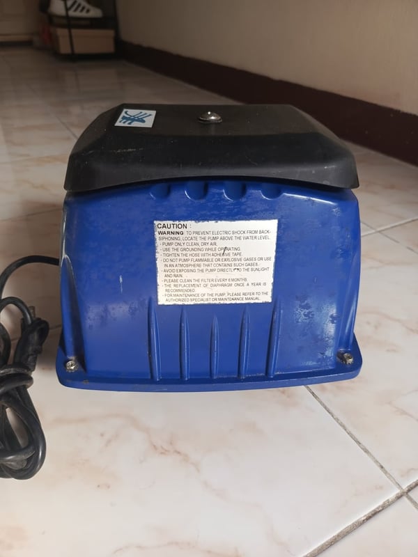 ปั๊มอากาศสำหรับบ่อปลา