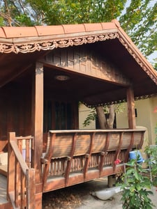 ขายบ้านน็อคดาวน์ไม้สักทั้งหลัง