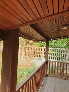 ขายบ้านน็อคดาวน์ไม้สักทั้งหลัง