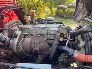 ISUZU FTR 240แรงม้า รถบรรทุก 6ล้อ กระบะเหล็กติดเครน ปี2018