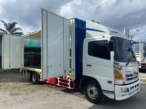 HINO FC 145แรงม้า รถบรรทุก 6ล้อ ตู้แห้ง ปี2017 เลขไมล์ 240,000 กม.