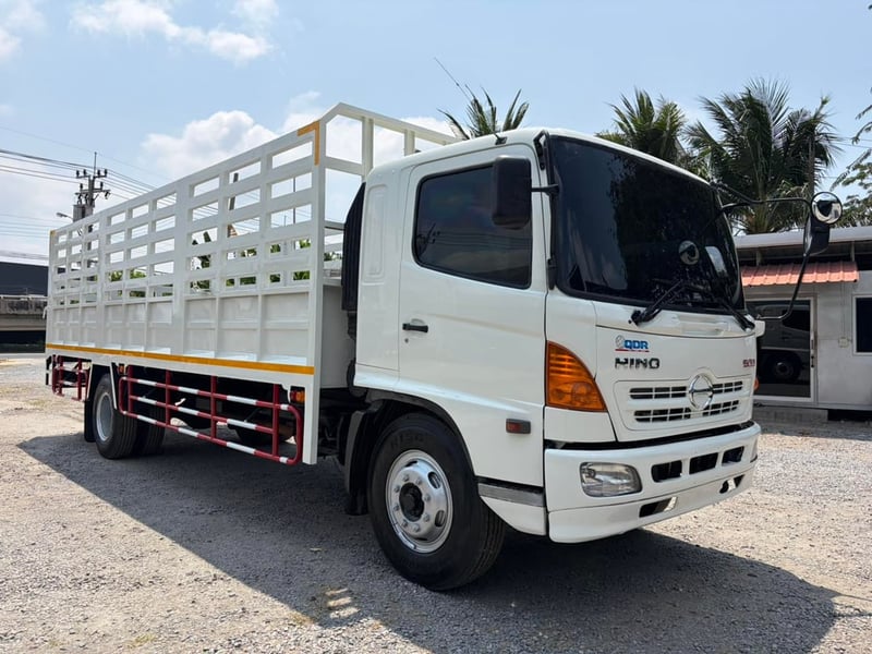 HINO FG 212แรงม้า รถบรรทุก 6ล้อ กระบะคอกสูง ปี2003