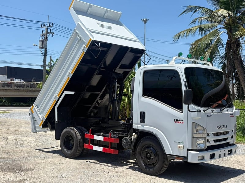 ISUZU NMR 130แรงม้า รถบรรทุก 6ล้อ ดั้มพ์ ไมล์วิ่งแค่ เจ็ดหมื่นกว่าโล รถเจ้าเดียว ยางใหม่