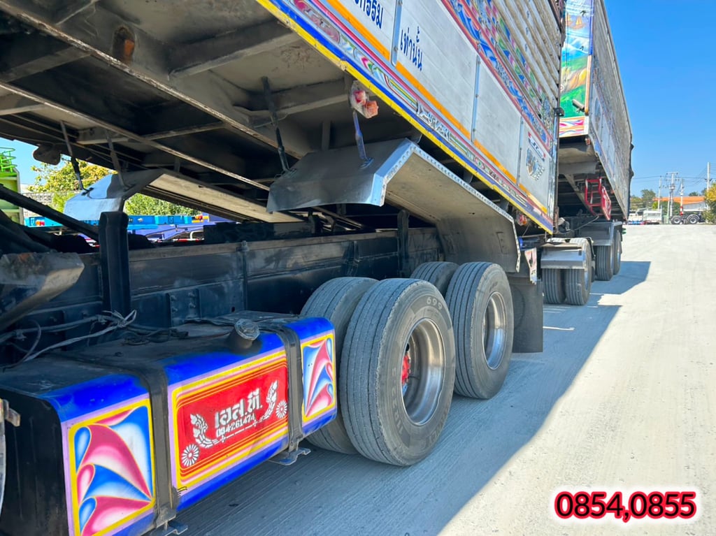 สิบสองล้อดั้มพ์พ่วงแม่ลูกแท้ (0854,0855)