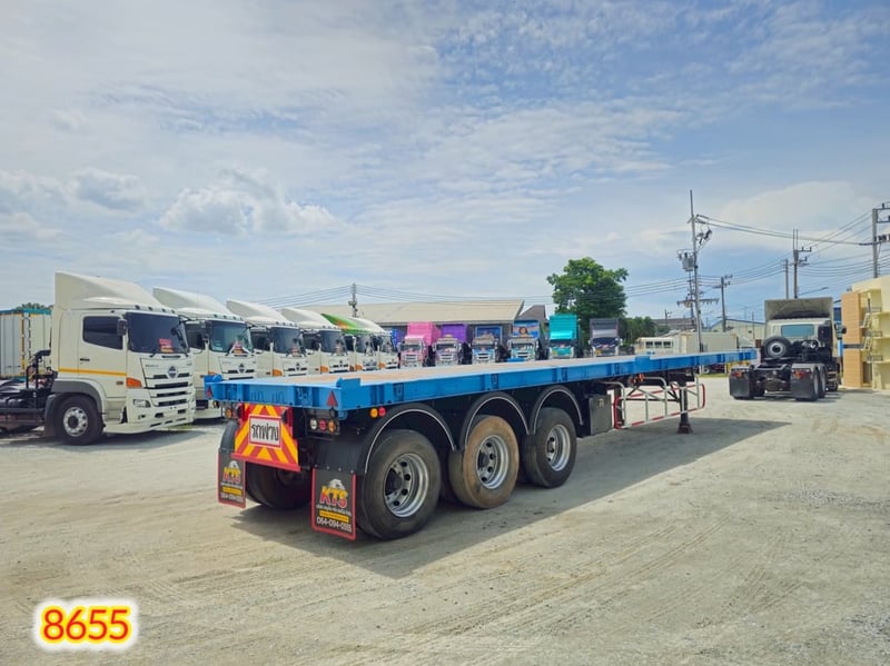 🇨🇷 หางพื้นเรียบ  สามเพลา อู่ WAFA  ปี 2565 (8655)