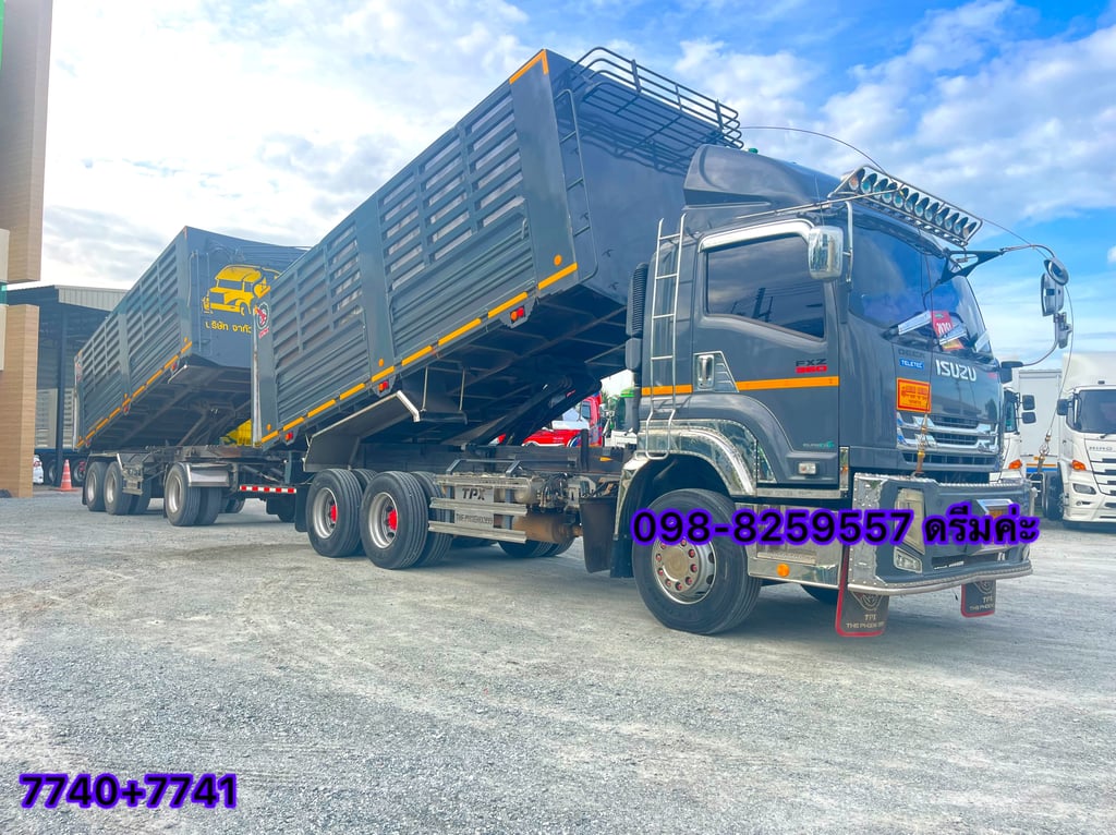 🌺 สิบล้อดั้มพ์เกษตร ISUZU FXZ 360 แรง ปี 2566  (7740,7741)