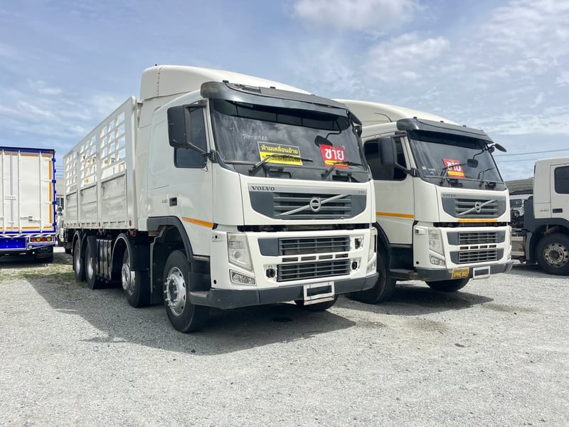 #Vาย 12 ล้อกระบะคอก Volvo FM 440 แรงม้า ปี 56 (2894)