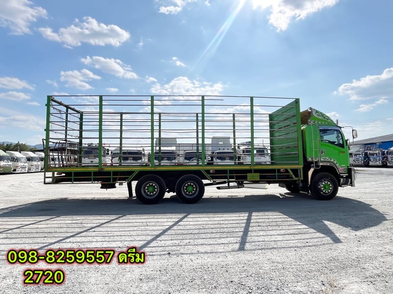 🇨🇷 สิบล้อคอก ISUZU FVM 240 แรง ปี 2560 (2720)