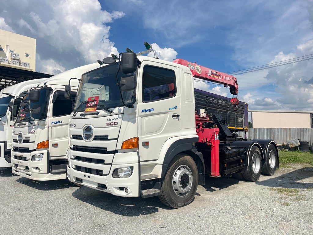 #สิบล้อเครน HINO FM1A 344 แรง ปี 2562 (0293)