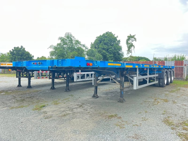 #หางพื้นเรียบสามเพลา อู่CIMC ปี 2564 (8294)