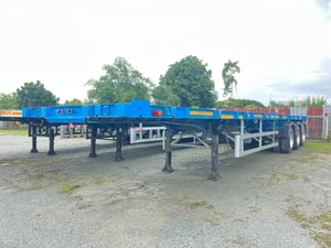 #หางพื้นเรียบสามเพลา อู่CIMC ปี 2564 (8294)