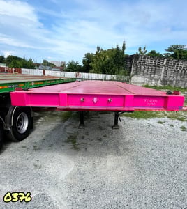 ‼️ หางพื้นเรียบ สามเพลา  อู่เดอะซัน ปี 2565 (0367)