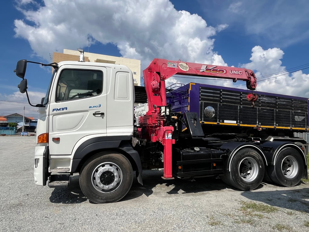 #สิบล้อเครน HINO FM1A 344 แรง ปี 2562 (0293)