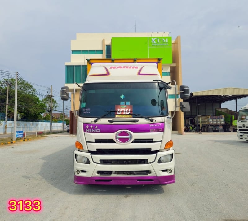💥 ￼สิบล้อตู้สิบบาน HINO FL8J 260 แรง ปี 2560 (3133)