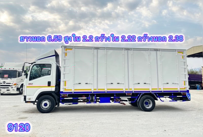 💥หกล้อตู้สิบบาน ISUZU FRR 210 แรง ปี 2565 (9120)