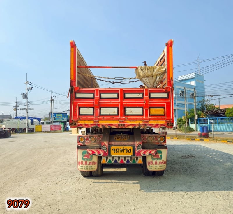 🇨🇷 หางเซมิดั้มพ์ สองเพลา อู่ CTT ปี 2566 (9079)