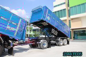 สิบล้อดั้มพ์ HINO FM2P 380 แรง ปี 2564 หางดั้มพ์ สามเพลา  อู่ พงศ์ไพบูลย์ ปี 2564 (2344,TD35)