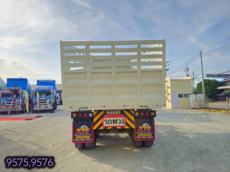 สิบล้อดั้มพ์ ISUZU FXZ 360 แรง ปี 2565 หางดั้มพ์ สามเพลา อู่พนัส ปี 2565 (9575,9576)