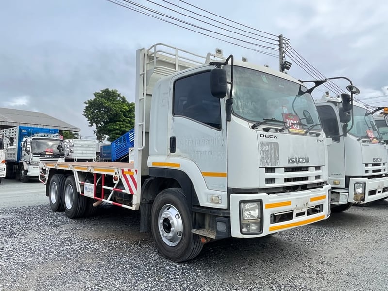 #สิบล้อพื้นเรียบ ISUZU FVZ 300แรง (0812)