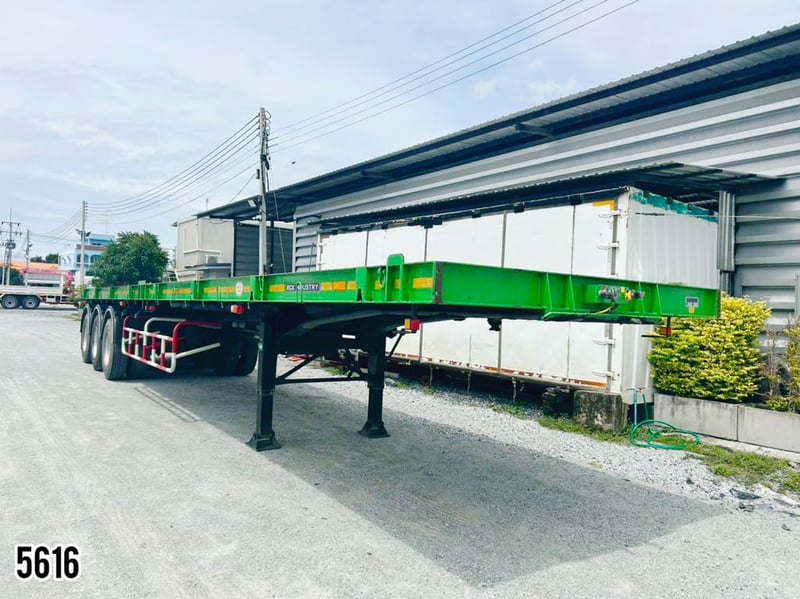 😎หางพื้นเรียบ สามเพลา อู่  RCK ปี 2566  (5616)