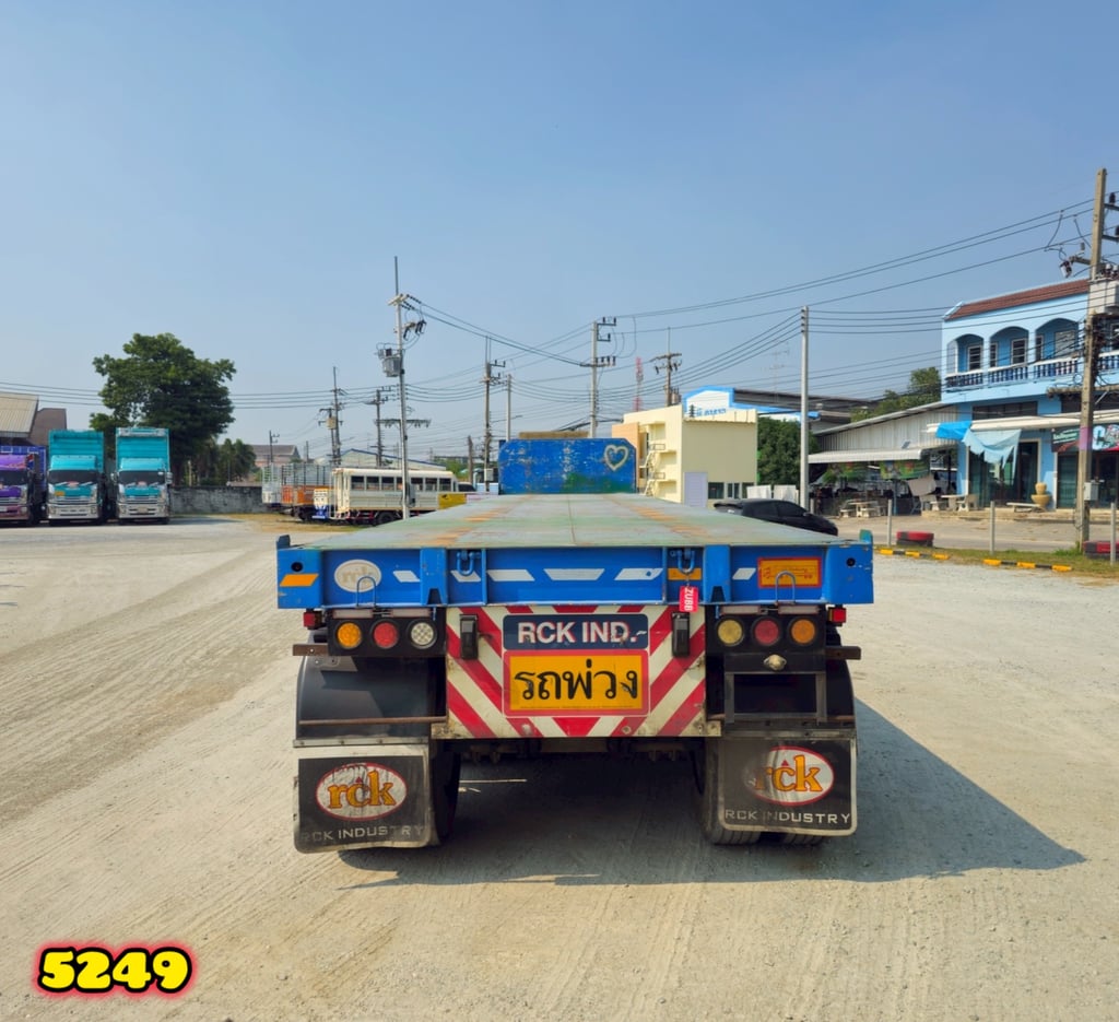 🇨🇷 หางพื้นเรียบ สามเพลา อู่ RCK ปี 2565 (5249) 🇨🇷 หางพื้นเรียบ สามเพลา อู่ RCK ปี 2565 (5249)