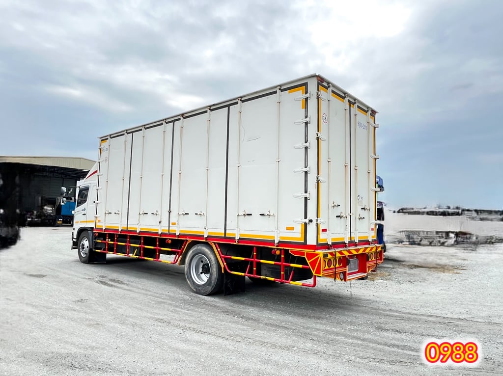 🔥 #หกล้อตู้สิบบาน HINO FG8J 212 แรง ปี 2556 (0988)