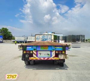 🇨🇷 หางพ่วงพื้นเรียบ สามเพลา อู่ซุนชัย ปี 2559 (2767) 🇨🇷 หางพ่วงพื้นเรียบ สามเพลา อู่ซุนชัย ปี 2559 (2767)