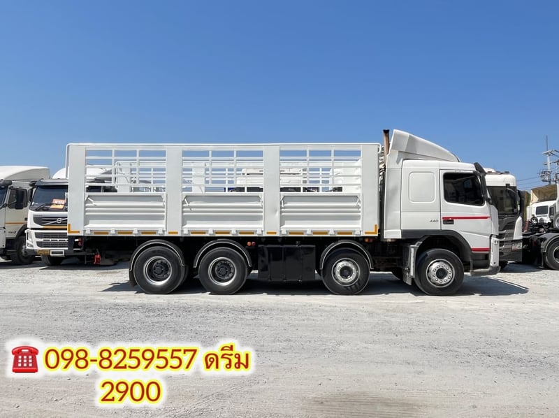 #Vาย 12 ล้อกระบะคอก Volvo FM 440 แรงม้า ปี 56 (2900)