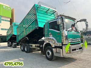 #สิบล้อดั้มพ์พ่วงแม่ลูก_ไมล์น้อย_ป้ายแดงมือเดียว (4795,4796)