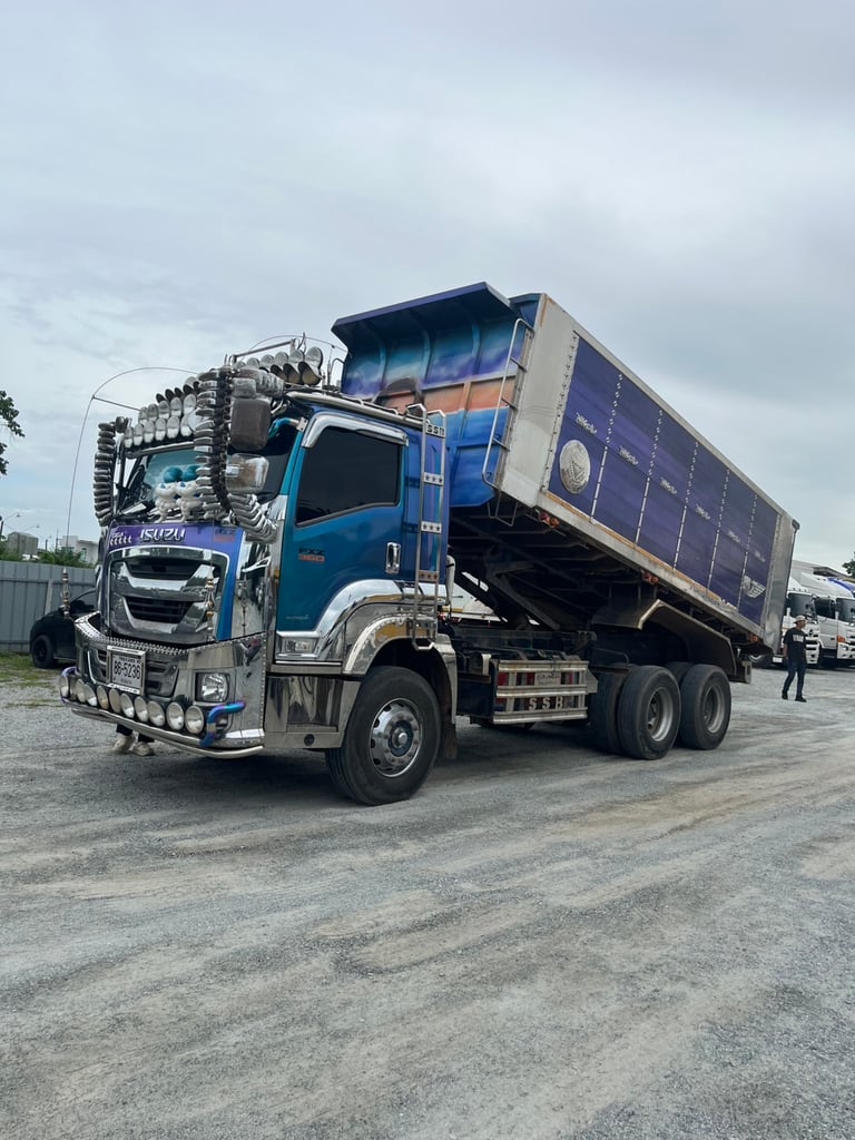 🌺 สิบล้อดั้มพ์เกษตร ISUZU FXZ 360 แรง ปี 2566  (5236)