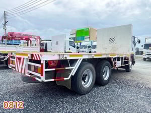 #สิบล้อพื้นเรียบ ISUZU FVZ 300 แรง ปี 2557 (0812) #สิบล้อพื้นเรียบ ISUZU FVZ 300 แรง ปี 2557 (0812)