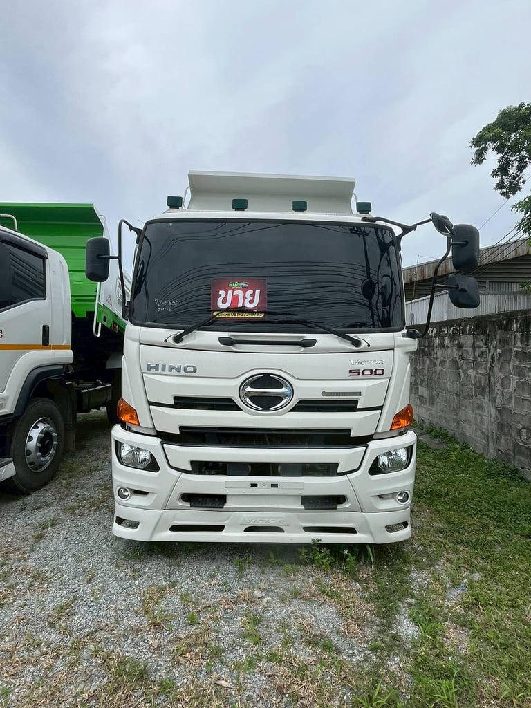 HINO FG รถบรรทุก 6ล้อ ดั้มพ์ ปี2022 เลขไมล์น้อยกว่า 100,000 กม.