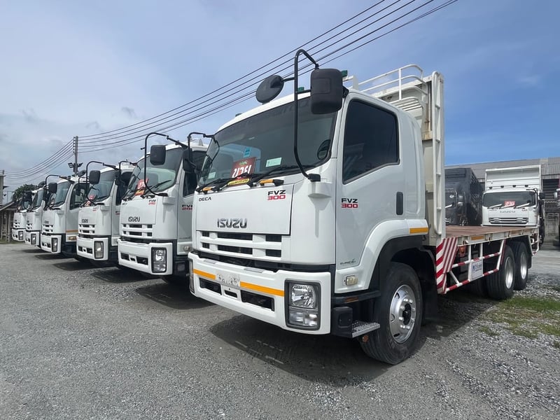 ‼️ สิบล้อพื้นเรียบ ISUZU FVZ 300  แรง ปี 2557 กระบะยาว 6.25 กว้าง 2.50 (0832)