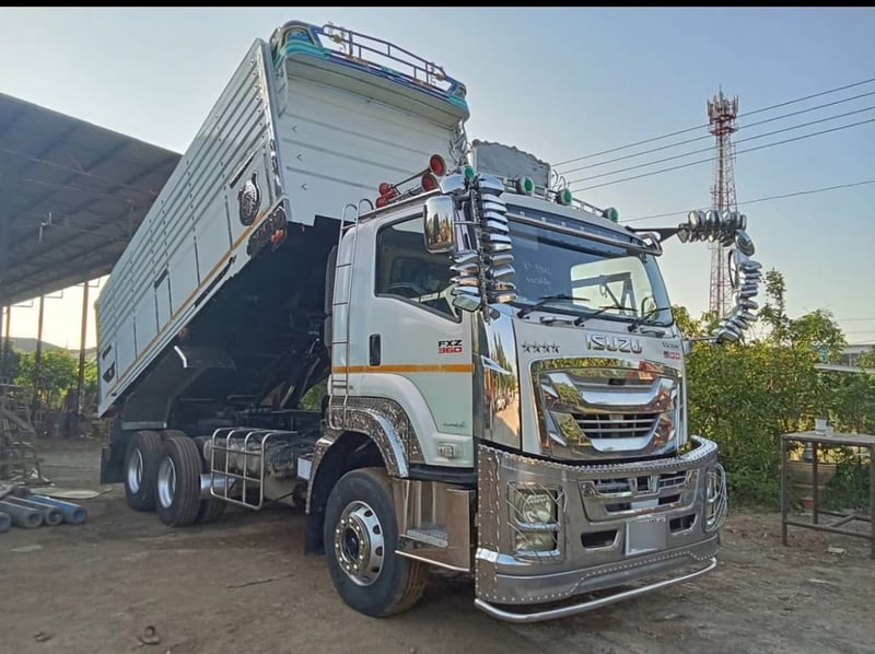 สิบล้อดั้มพ์ ISUZU FXZ 360 แรง ปี 2565 (5346)