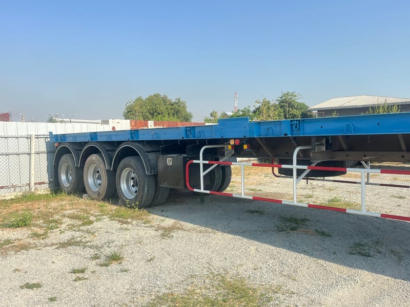 🇨🇷#หางพื้นเรียบ  สามเพลา  อู่ WAFA  ปี 2565 (8655)