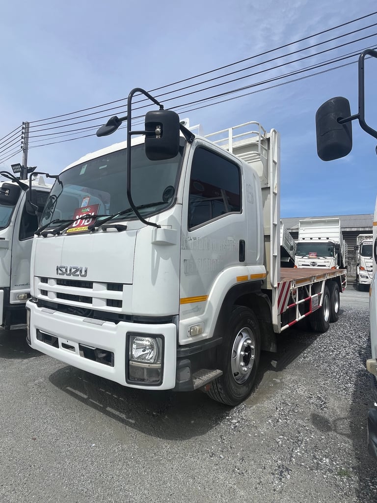 ‼️ สิบล้อพื้นเรียบ ISUZU FVZ 300  แรง ปี 2557 (0812)