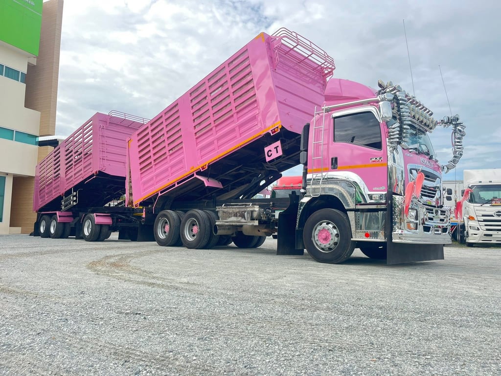 🩷สิบล้อดั้มพ์เกษตร ISUZU FXZ 360 แรง ปี 2566 🩷หางดัมพ์ สามเพลา อู่ฟีนิกซ์ ปี 2565 (1364 , 2110) 🩷สิบล้อดั้มพ์เกษตร ISUZU FXZ 360 แรง ปี 2566 🩷หางดัมพ์ สามเพลา อู่ฟีนิกซ์ ปี 2565 (1364 , 2110)