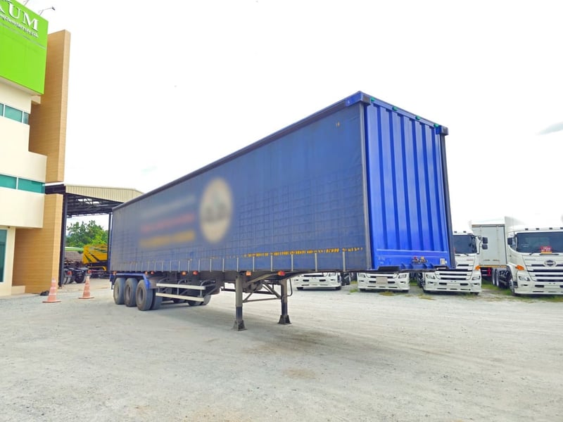 🔥 Vาย หางตู้ผ้าใบ สามเพลา อู่สามมิตร ปี 2565 (0160)