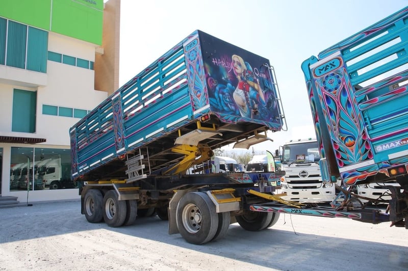 ✔️ สิบล้อดั้มพ์ HINO FM1A 344 แรง ปี 2567 ✔️ หางดั้มพ์ สามเพลา อู่แม็กซ์เทรลเลอร์  ปี2567 (5491,5492)