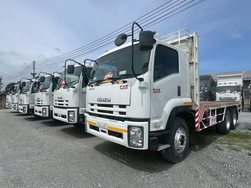 ‼️สิบล้อพื้นเรียบ ISUZU FVM 240แรง ปี 2557 (0832)