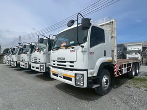 ‼️สิบล้อพื้นเรียบ ISUZU FVM 240แรง ปี 2557 (0832)