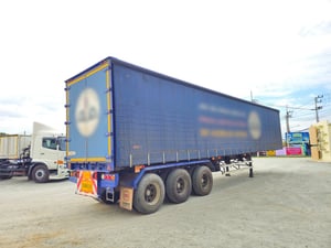 🔥 Vาย หางตู้ผ้าใบ สามเพลา อู่สามมิตร ปี 2565 (0160)