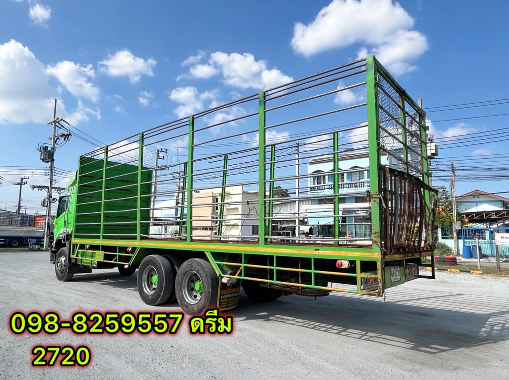 🇨🇷 สิบล้อคอก ISUZU FVM 240 แรง ปี 2560 (2720)